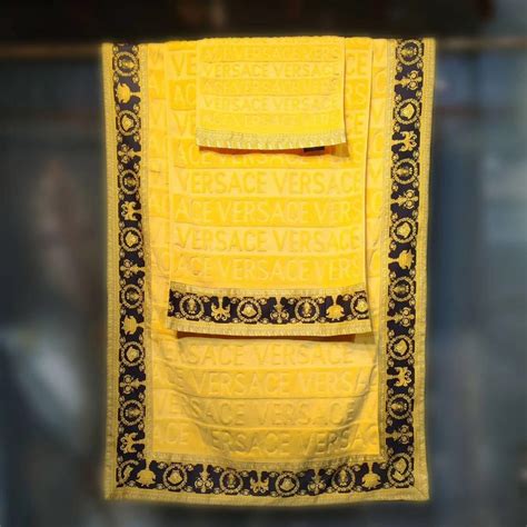 fake versace towel|versace bathroom accessories.